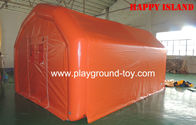 Terbaik Oranye Tenda Waterproof Anak Inflatable Bouncer Air Dengan Oxford Kain Dan PVC Coating Untuk Ourdoor RQL-00102 for sale