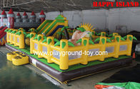 Cina PVC besar Anak Inflatable Bouncer Castle, Anak Bunga Inflatable Fun City RQL-00205 distributor