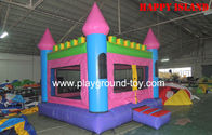 Cina Indoor Komersial Anak Bounce Rumah Puri Dengan Slide Untuk TK / Partai Keluarga RQL-00503 distributor