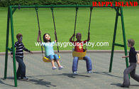 Cina Frame Swing Set Baja Pasang Anak swing Playground Peralatan Untuk Amusement Park distributor