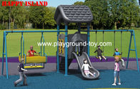 Cina Diimpor LLDPE Playground swing Sets Childrens terbuka swing Sets distributor
