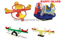 Cina Anak Plastik Seesaw, terbuka Seesaw Merry Go Round Untuk Amusement Park distributor
