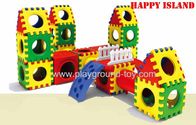 Terbaik Kombinasi Indoor Playground Anak Mainan Untuk Plastik Link Building Blocks Slide for sale