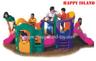Terbaik Plastik Playground Anak, Playground Mainan Indoor 8 Dalam Slide 1 plastik kecil Kombinasi Anak for sale