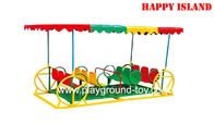 Set swing kayu swing Playground Equipment Dengan Awning Taman Fasilitas rekreasi for sale