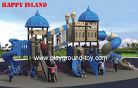 Cina Merah Biru Kuning terbuka Playground Peralatan Untuk Taman 1040 x 550 x 540 distributor