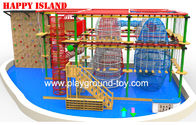 Terbaik Galvanis baja Home Park Adventure Playground Tali / Kayu Padat for sale