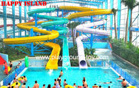 Cina Galvanis baja Water Park Peralatan Kids 'Tubuh Water Slides Fiberglass Renang Slides distributor