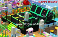 Cina Trampoline dalam ruangan For Kids, Trampoline Dengan Lampiran Jumping Produk Untuk Anak distributor