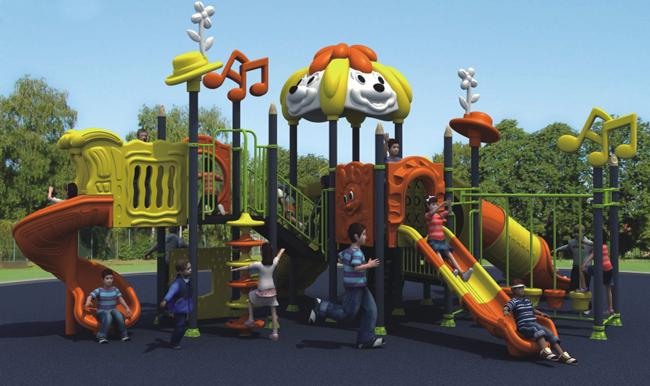 3.0mm Tebal Galvanized Steel terbuka Playground Peralatan Untuk Amusement Park