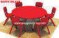 Colorful TK Putaran Plastik Anak Table Furniture Untuk Kelas TK Dengan Karet Akar Untuk Belajar supplier