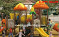 EN Standard Anak terbuka Playground, Plastik Playground Equipment supplier
