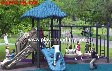 Cina Luar ruangan LLDPE Anak Set swing Childrens swing Set Kayu Untuk Amusement Park RKQ-5156Aon sales