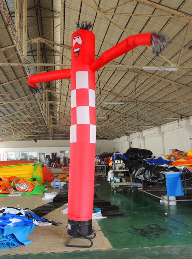 Red PVC Atau Oxford Cloth Indoor Inflatable Bouncer Inflatable Doll Untuk Dekorasi Liburan
