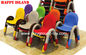 Anak Usia Dini Kelas Furniture Anak Kursi Pipa Plastik Bingkai PP Plastik Bahan supplier