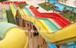 Multi-Slides Rainbow GRP Water Park Peralatan, Custom Water Slides Dari Top Water Park Classic supplier